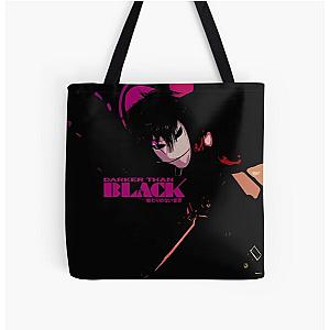 Black Reaper Darker than Black Over Print Tote Bag