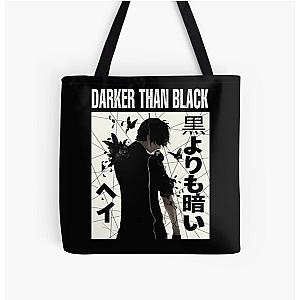 Hei Darker than Black All Over Print Tote Bag