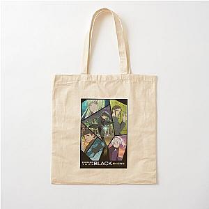 Darker Than Black Cotton Tote Bag