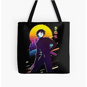 Darker than Black Black Reaper All Over Print Tote Bag