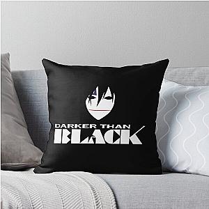Darker Than Black Throw Pillow