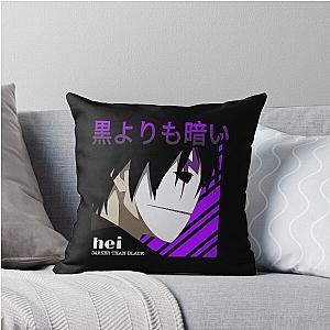 Hei Darker than Black Throw Pillow