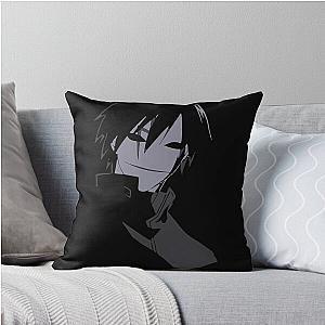 Dark Black Throw Pillow
