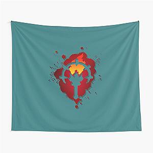 Darkest Dungeon Red Hook Splatter Gradient Tapestry - Perfect Day Gift