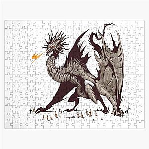 Dark Souls Puzzles - Ancient Wyvern Jigsaw Puzzle RB0909