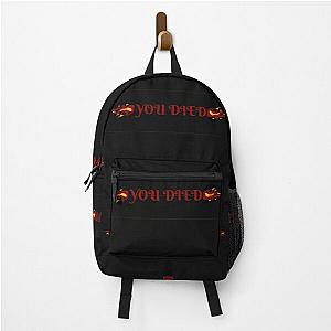 Dark Souls Backpacks - YOU DIED - Demon's Souls Game Backpack RB0909