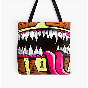 Dark Souls Bags - Mimic Chest - Dungeons & Dragons Monster Loot All Over Print Tote Bag RB0909