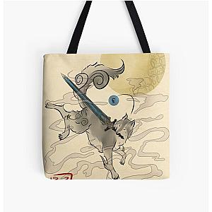 Dark Souls Bags - The Great Grey Wolf - Sifkami All Over Print Tote Bag RB0909