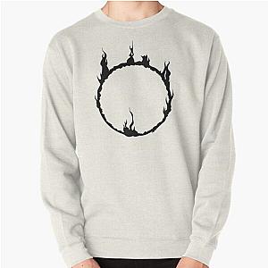Dark Souls Sweatshirts - Dark Sign - Black  Pullover Sweatshirt RB0909