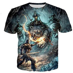 Dark Souls 3D Printed Casual T-shirt