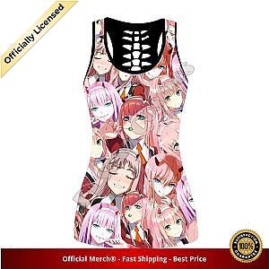 Ahegao Darling in the Franxx Tank Top 3D Printed