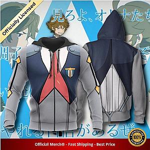 Code 666 Zorome Darling in the Franxx Zip Hoodie Jacket Uniform