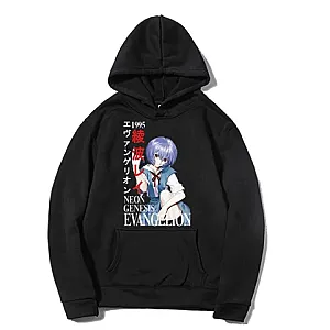 Evangelion Hoodie – Printed Pullover Tops Long Sleeves Hoodies