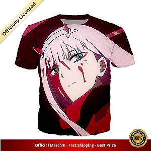 Darling in the Franxx Shirt Bloody Zero Two 3D All Over Print