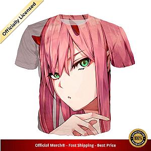 Darling in the Franxx Shirt Zero Two's Green Eyes Brown