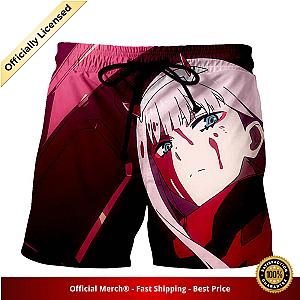 Darling in the Franxx Short Bloody Zero Two 3D All Over Print