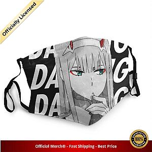 02 Zero Two Face Mask - Darling In The FranXX Washable Printed Mouth Face Mask