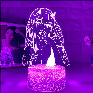 Darling In The Franxx Night Light - Kawaii Zero Two 3D LED Lamp