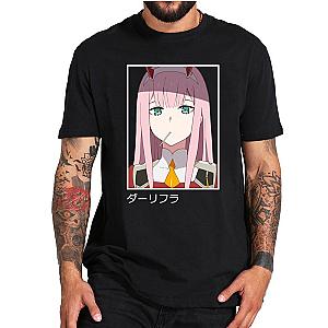 Zero Two From Darling In The Franxx T-Shirt - Short Sleeve Streetwear T-shirt