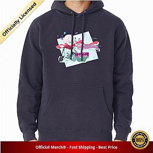 Darling In The Franxx Hoodie - Zero Two 02 vaporwave waifu Pullover Hoodie - Designed By mik kan RB1801