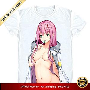 Darling in the Franxx Shirt Alluring Zero Two White