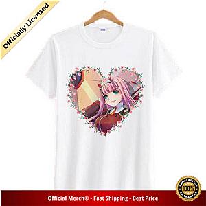 Darling in the Franxx Shirt Heart ? Zero Two White