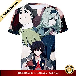 Darling in the Franxx Shirt Hiro &amp; Pistils 3D All Over Print