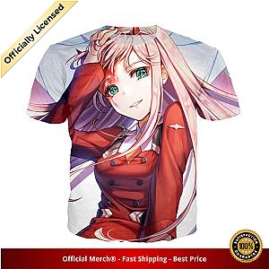 Darling in the Franxx Shirt Josei Zero Two 3D All Over Print