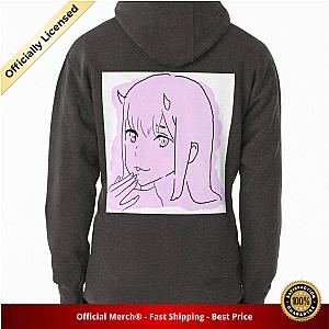 Darling In The Franxx Hoodie -  line art Pullover Hoodie - Designed By starsnstickers RB1801