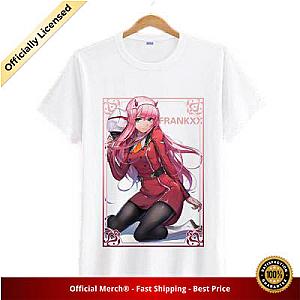 Darling in the Franxx Shirt Zero Two Kneeling White