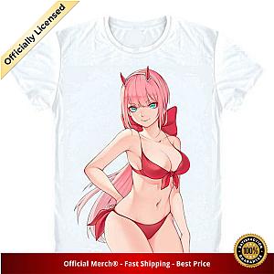 Darling in the Franxx Shirt Zero Two in Red Bikini White