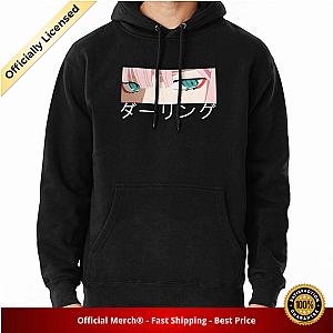 Darling In The Franxx Hoodie -  Zero Two Merch Eyes Anime Men Women Young Long Sleeve Sweatshirt Hoodie Merchandise Clothing Anime Shir Pullover Hoodie - Designed By HANOIEJI RB1801