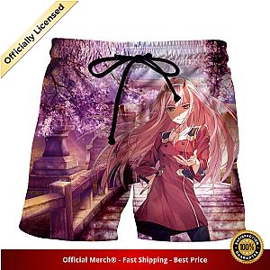 Darling in the Franxx Short Zero Two in Cherry Blossoms 3D All Over Print