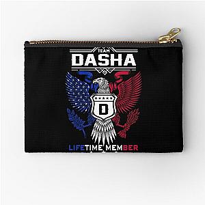 Dasha Name T Shirt - Dasha Eagle Lifetime Member Gift Item Tee Zipper Pouch