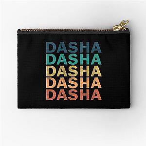 Dasha Name - Dasha Vintage Retro Proud Name Zipper Pouch