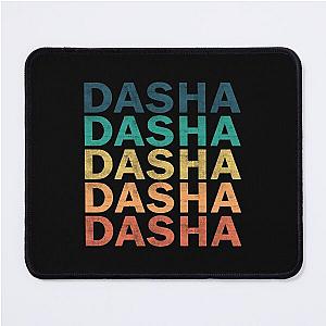 Dasha Name T Shirt - Dasha Vintage Retro Name Gift Item Tee Mouse Pad