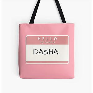 Hello my name is Dasha All Over Print Tote Bag