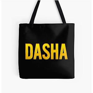 Dasha Name All Over Print Tote Bag