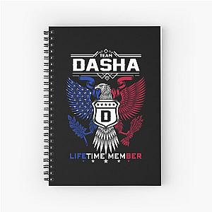 Dasha Name T Shirt - Dasha Eagle Lifetime Member Gift Item Tee Spiral Notebook