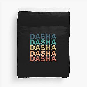 Dasha Name - Dasha Vintage Retro Proud Name Duvet Cover