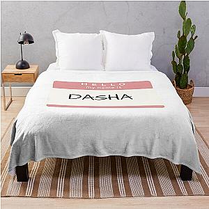 Hello my name is Dasha Throw Blanket