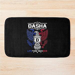 Dasha Name T Shirt - Dasha Eagle Lifetime Member Gift Item Tee Bath Mat