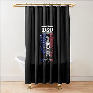 Dasha Name T Shirt - Dasha Eagle Lifetime Member Gift Item Tee Shower Curtain