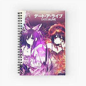 Date A Live Characters ! Spiral Notebook