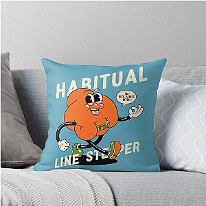 Habitual Line Stepper - Dave Chappelle Show Quote - Cold Blooded - Blackness - Original Art - Fist of Rick James Bitch Wearing Unity Ring Pillow