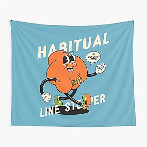Habitual Line Stepper - Dave Chappelle Show Quote - Cold Blooded - Blackness - Original Art - Rick James Bitch Wearing Unity Ring Tapestry