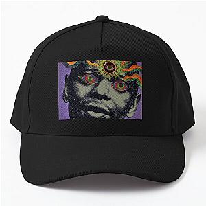 Surreal Fiery Waves Dave Chappelle Psychedelic Abstract Retro Art Baseball Cap