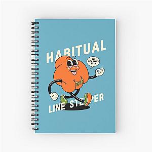 Habitual Line Stepper - Dave Chappelle Show Quote - Cold Blooded Original Art - Rick James Bitch Wearing Unity Ring Spiral Notebook