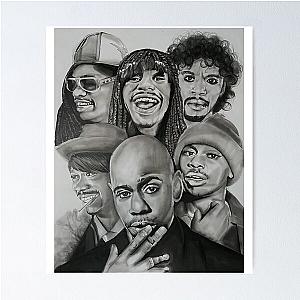 Dave Chappelle Many Faces Edition Poster