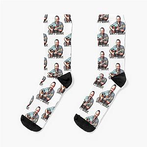 Dave Matthews With Guitar (Cartoon) Socks